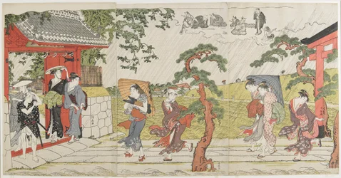 Pioggia improvvisa al Santuario Mimeguri, 1787